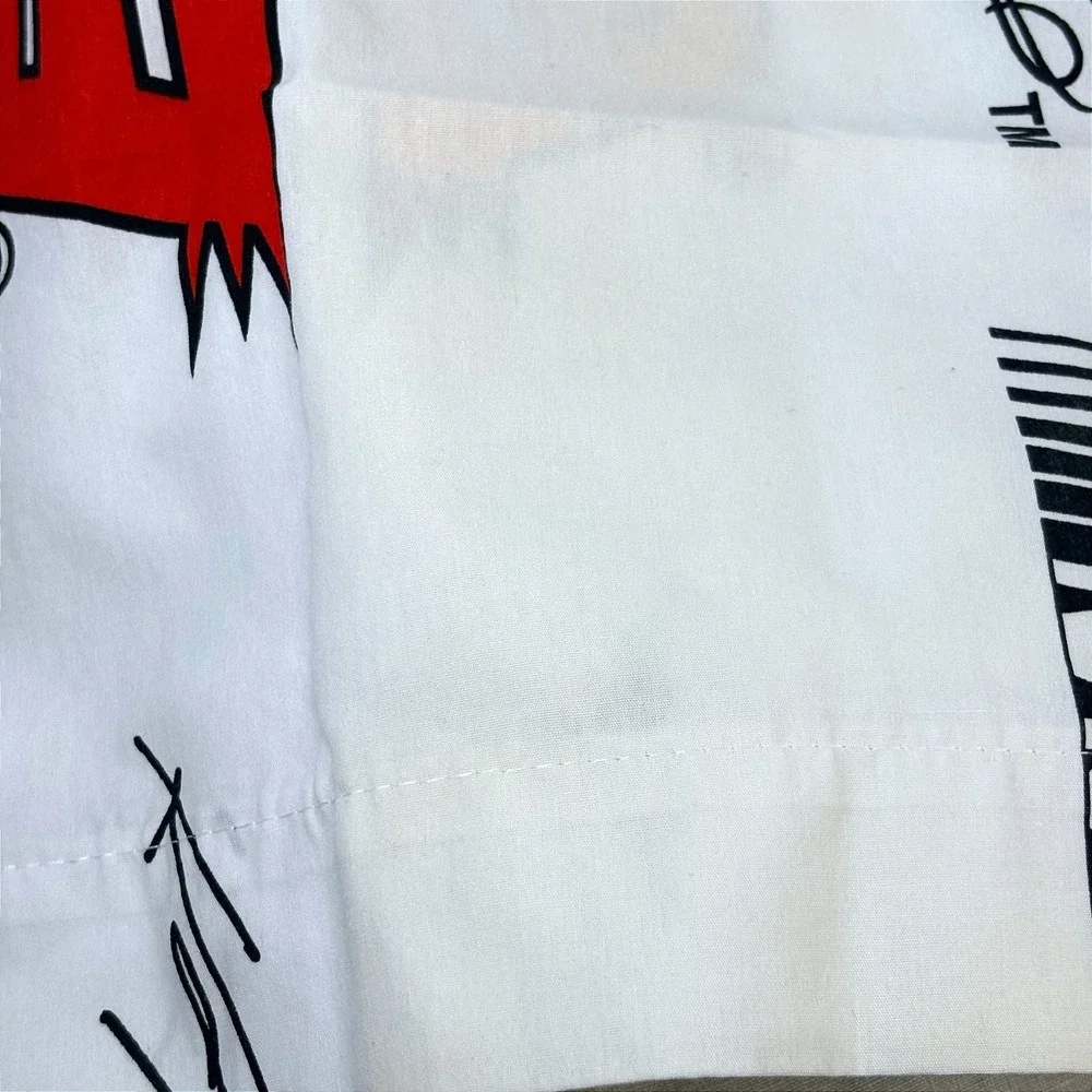 Vintage NASCAR  #9 Kasey Kahne Queen Sheet Set White Red Signature Made in USA